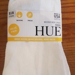 Hue Ladies Liner Socks 6pk